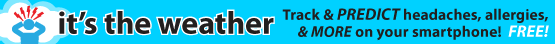 It's the Weather banner ad