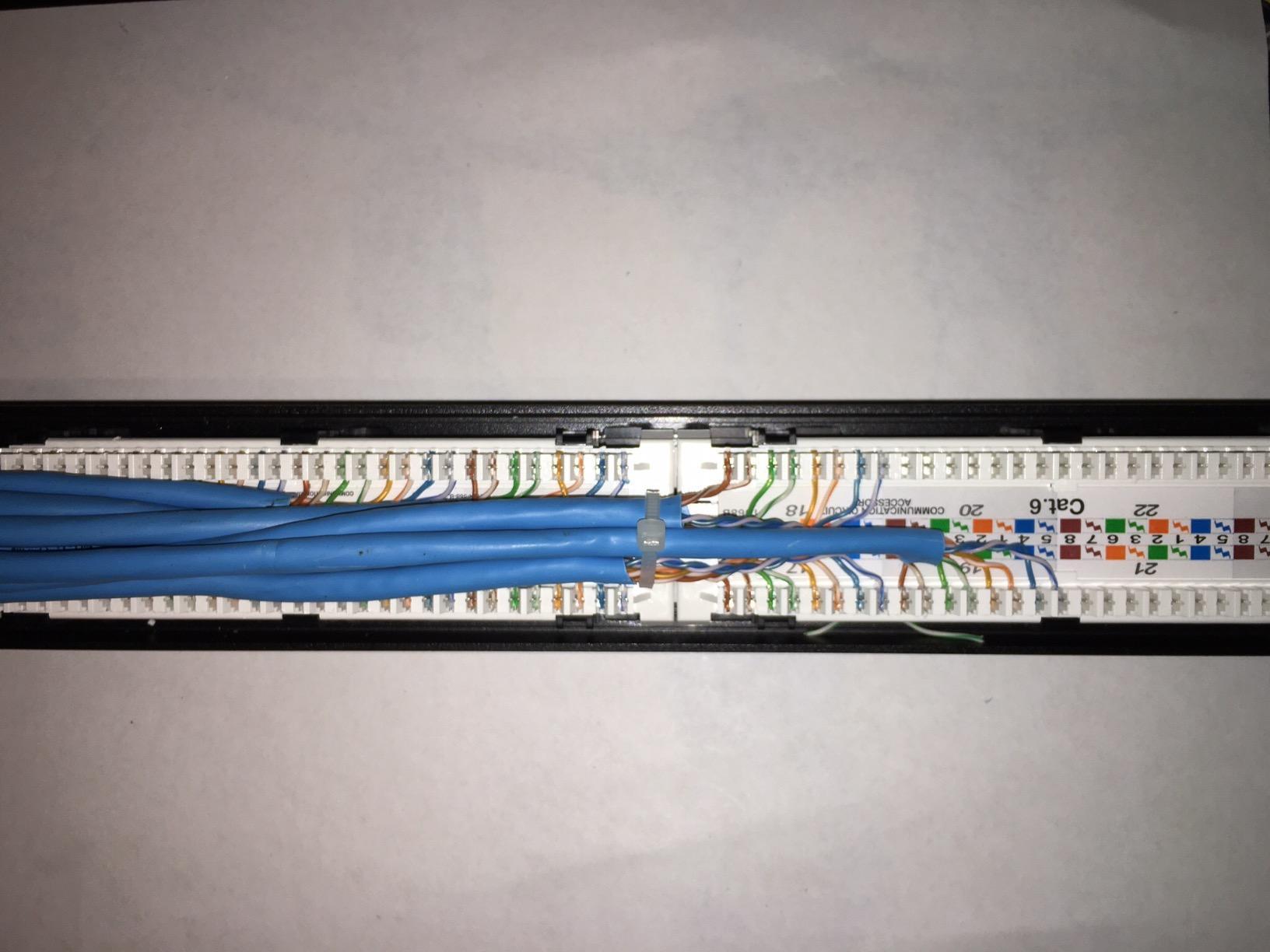 TRIPP LITE 24-Port 1U Rackmount Cat6 Cat5 110 Patch Panel 568B, RJ45 Ethernet, TAA Compliant, Manufacturer's Warranty (N252-024) customer photo 1