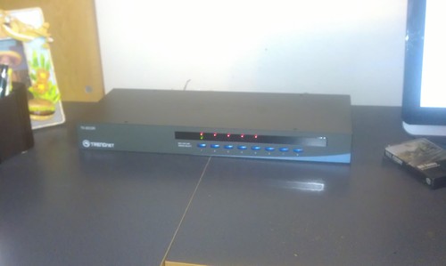 TRENDnet 8-Port USB/PS2 Rack Mount KVM Switch, TK-803R, VGA & USB Connection, Supports USB & PS/2 Connections, Device Monitoring, Auto Scan, Audible Feedback, Control up to 8 Computers/Servers customer photo 2