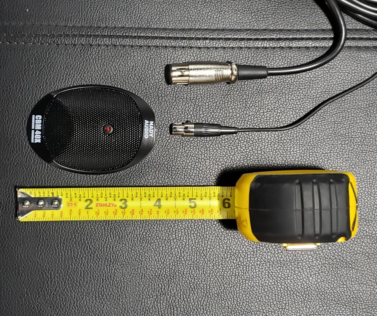 Nady CBM-40X Condenser Boundary Microphone Full Frequency Response For Recording Performances, Interviews, Courtroom Proceedings, Meetings, Conferences. customer photo 1