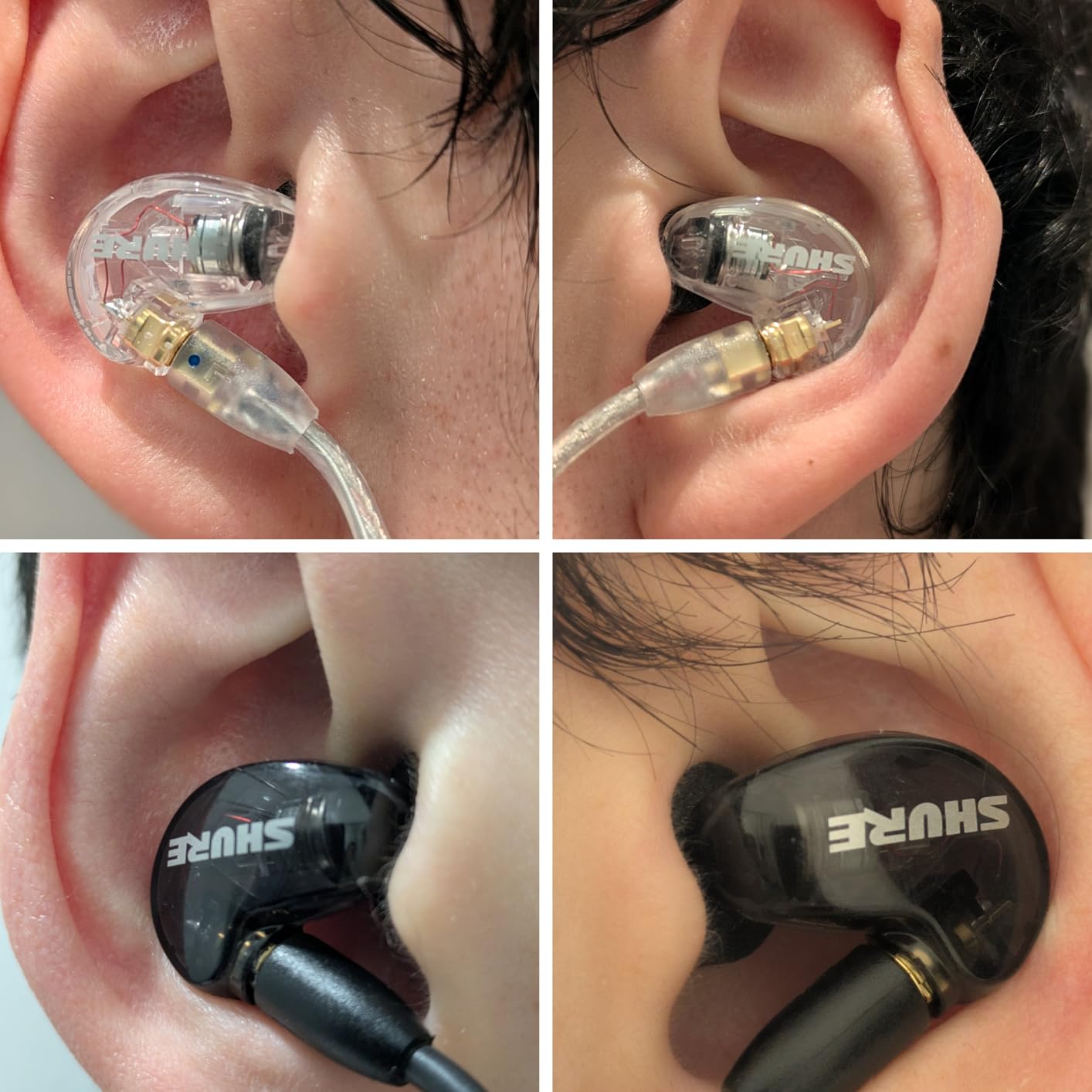 Shure SE215 PRO Wired Earbuds, Professional Sound Isolating Earphones with Clear Sound, Deep Bass, Secure in-Ear Fit, Carrying Case, Clear customer photo 1