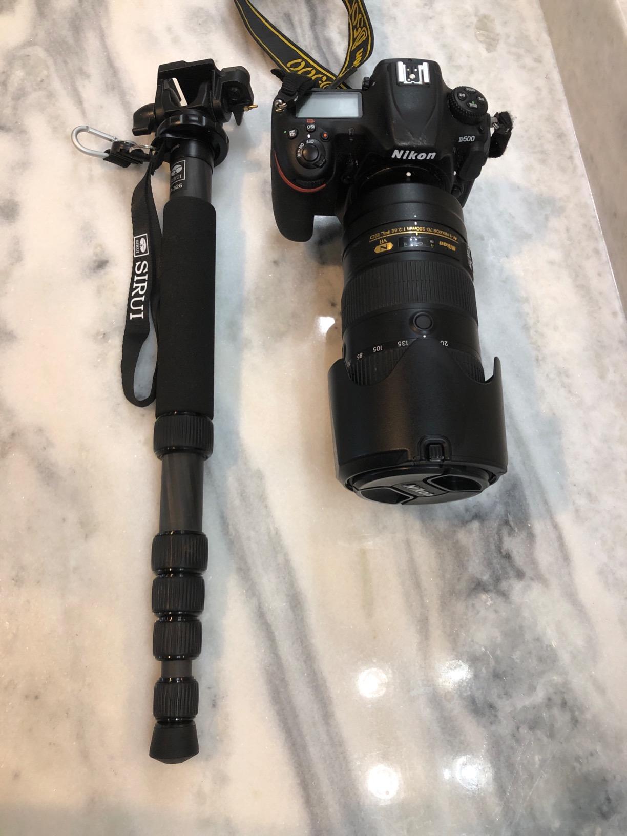 SIRUI Camera Monopod P-326 6 Section Carbon Fiber Compact Lightweight Travel Monopod customer photo 2