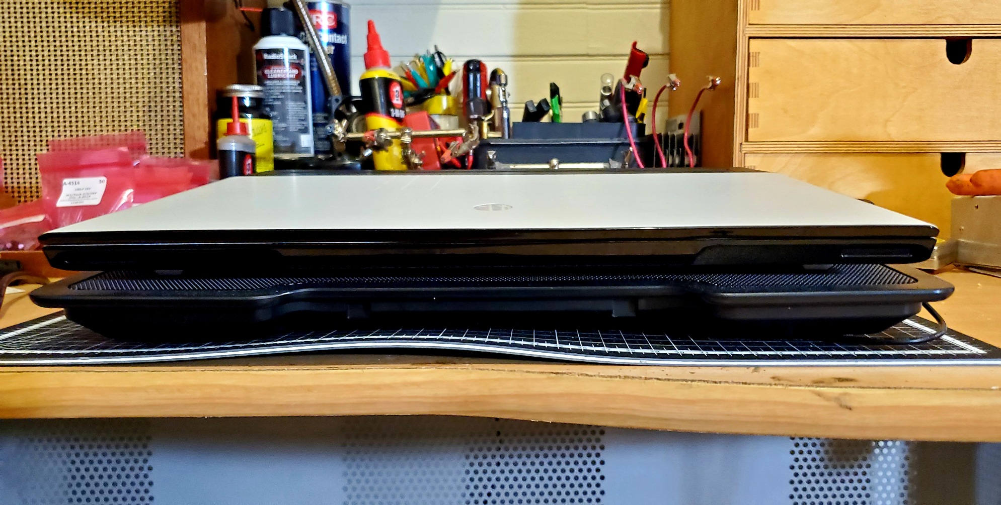 Cooler Master NotePal X-Slim Ultra-Slim Laptop Cooling Pad with 160mm Fan customer photo 1