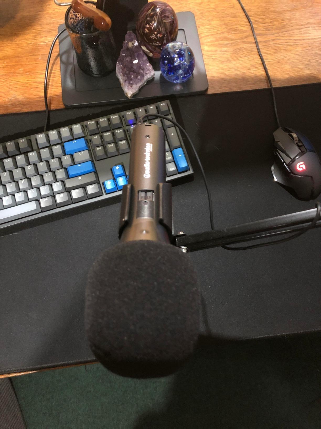 Audio-Technica AT2005USB Cardioid Dynamic USB/XLR Microphone,Black customer photo 1