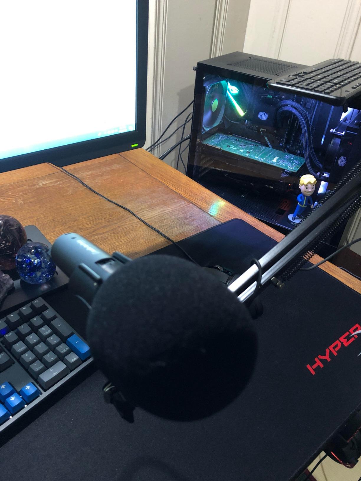 Audio-Technica AT2005USB Cardioid Dynamic USB/XLR Microphone,Black customer photo 2