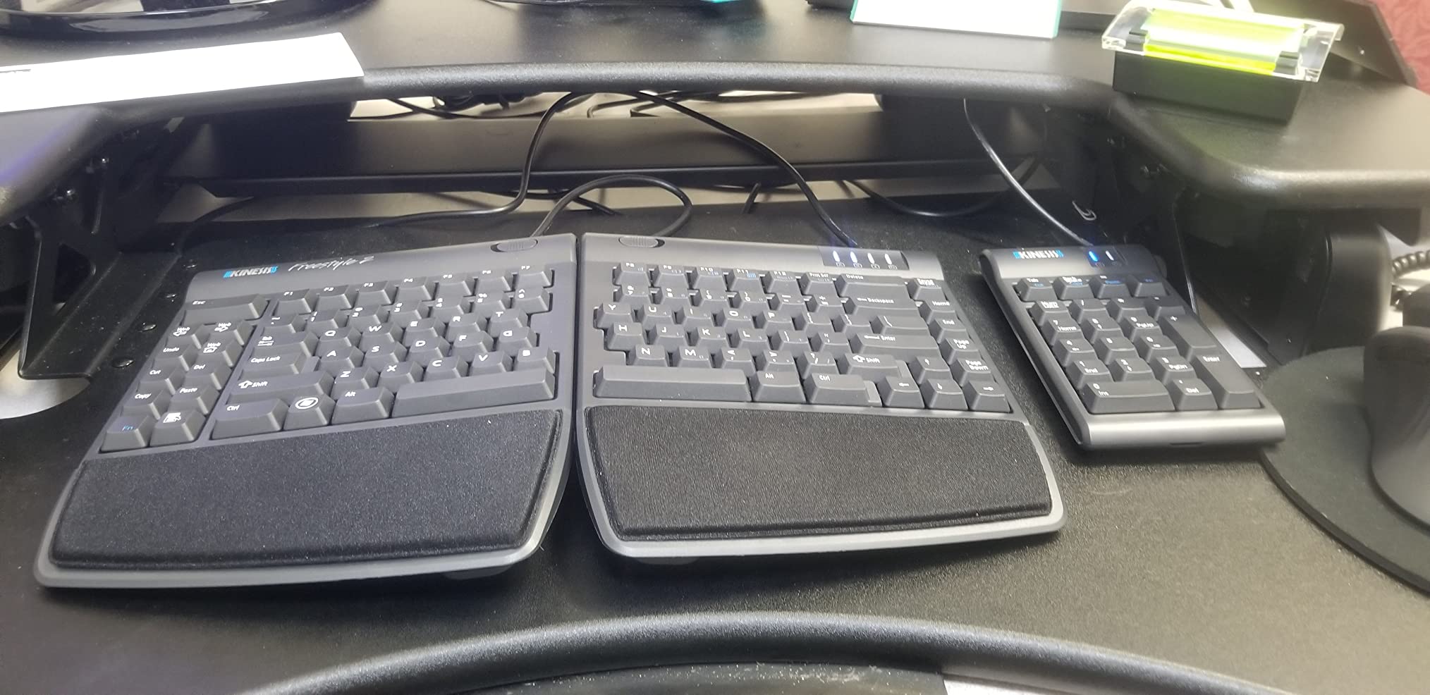 KINESIS Freestyle2 USB-A Ergonomic Keyboard w/ VIP3 Lifters for PC (9