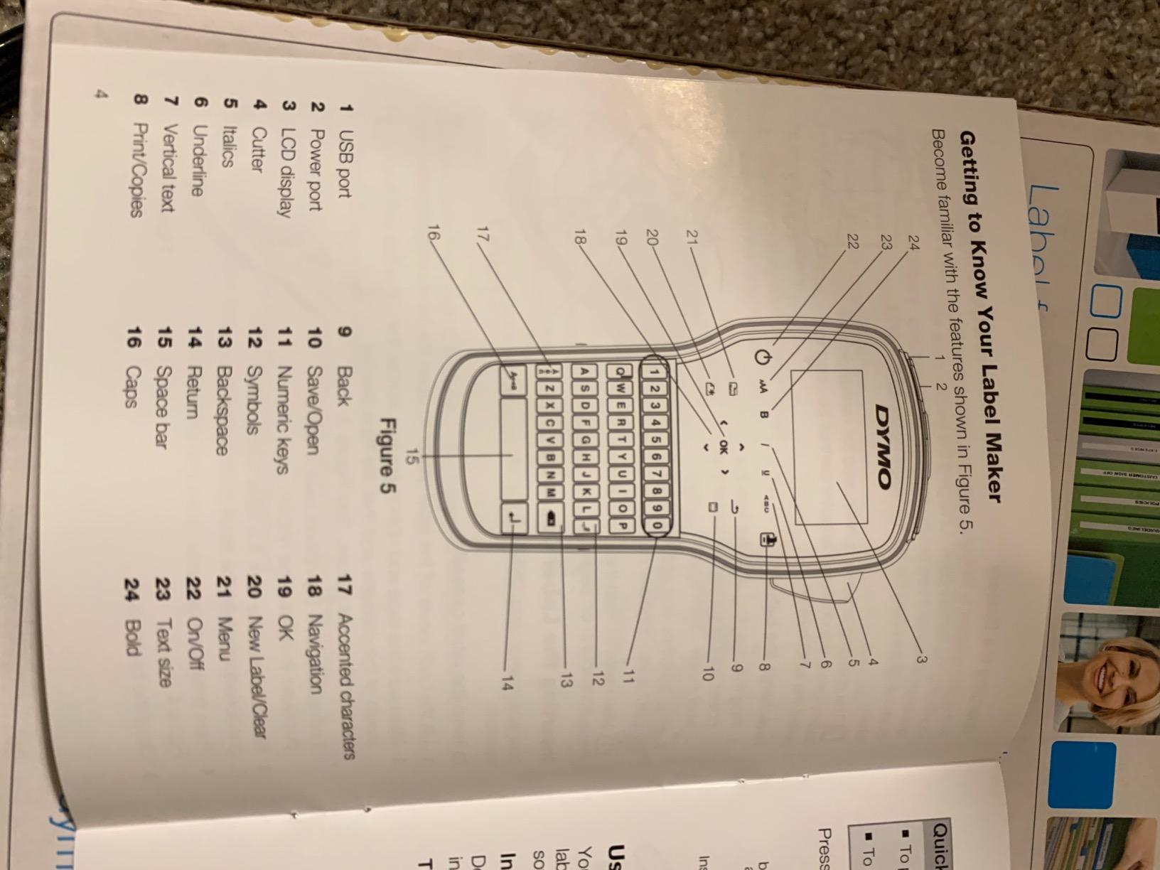 DYMO Label Maker LabelManager 280 Rechargeable Portable Label Maker Easy-to-Use One-Touch Smart Keys QWERTY Keyboard PC and Mac Connectivity customer photo 2
