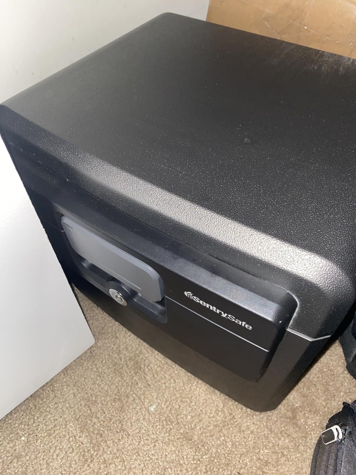 SentrySafe Black Fireproof and Waterproof Safe, File Folder and Document Box with Key Lock, Ex. 14.3 x 15.5 x 13.5 inches, HD4100 customer photo 1