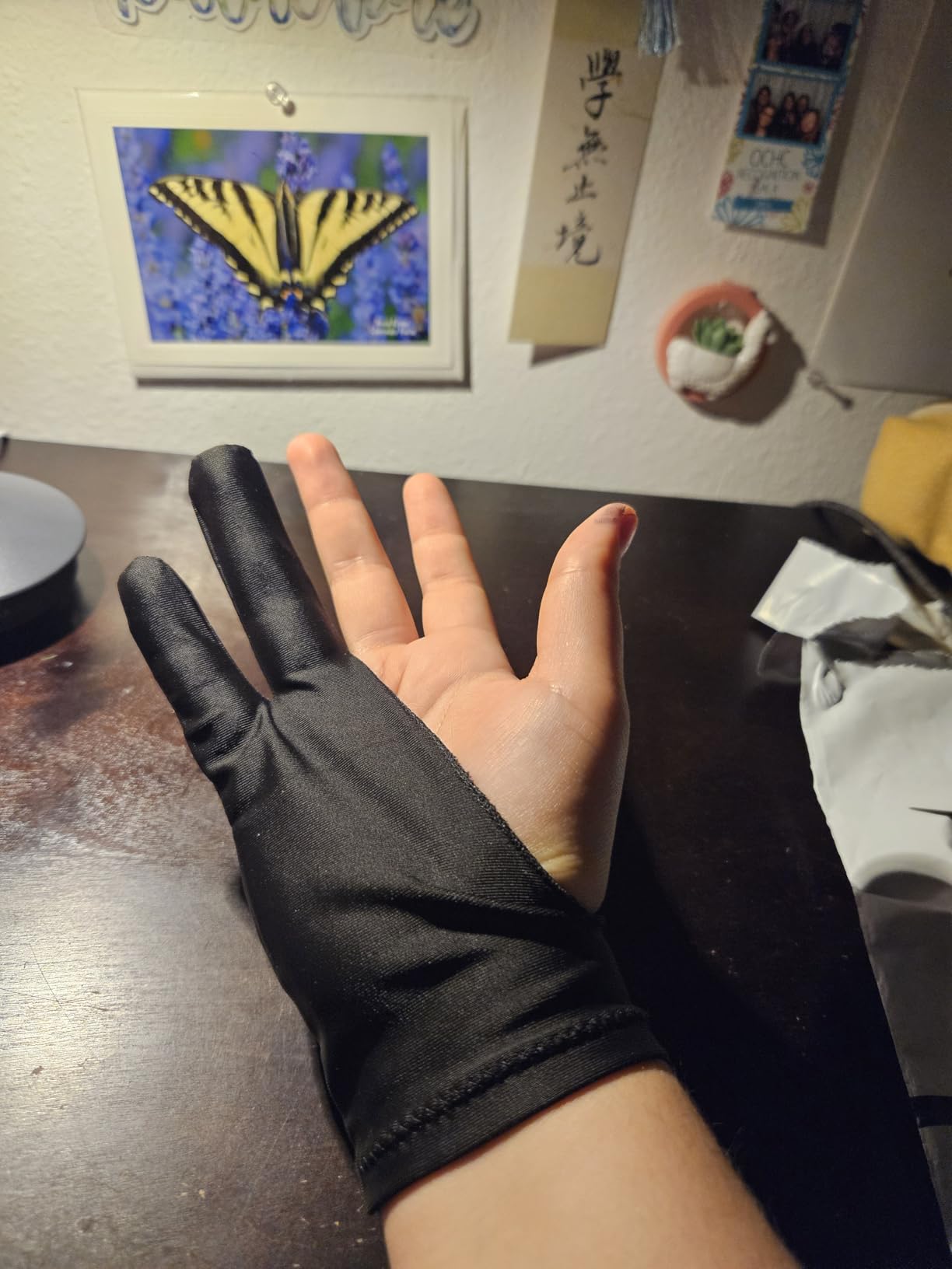 HUION Artist Glove for Drawing Tablet (1 Unit of Free Size, Good for Right Hand or Left Hand) - Cura CR-01 customer photo 1