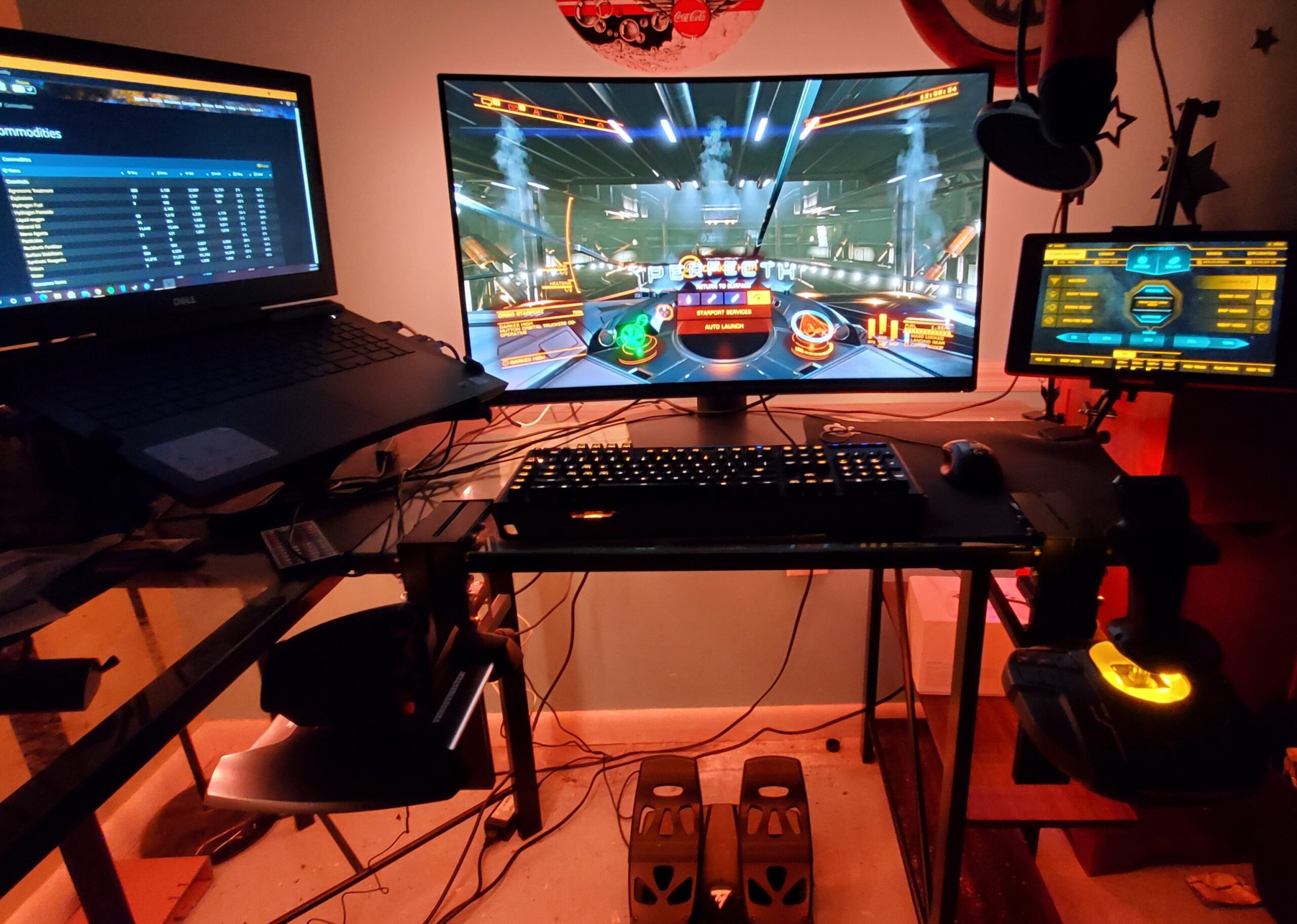 Thrustmaster TFRP Flight Rudder Pedals - Realistic Flight Simulator Controls with Sliding Rail System for Smooth Precision - Compatible with PS5, Xbox Series X|S & PC customer photo 1