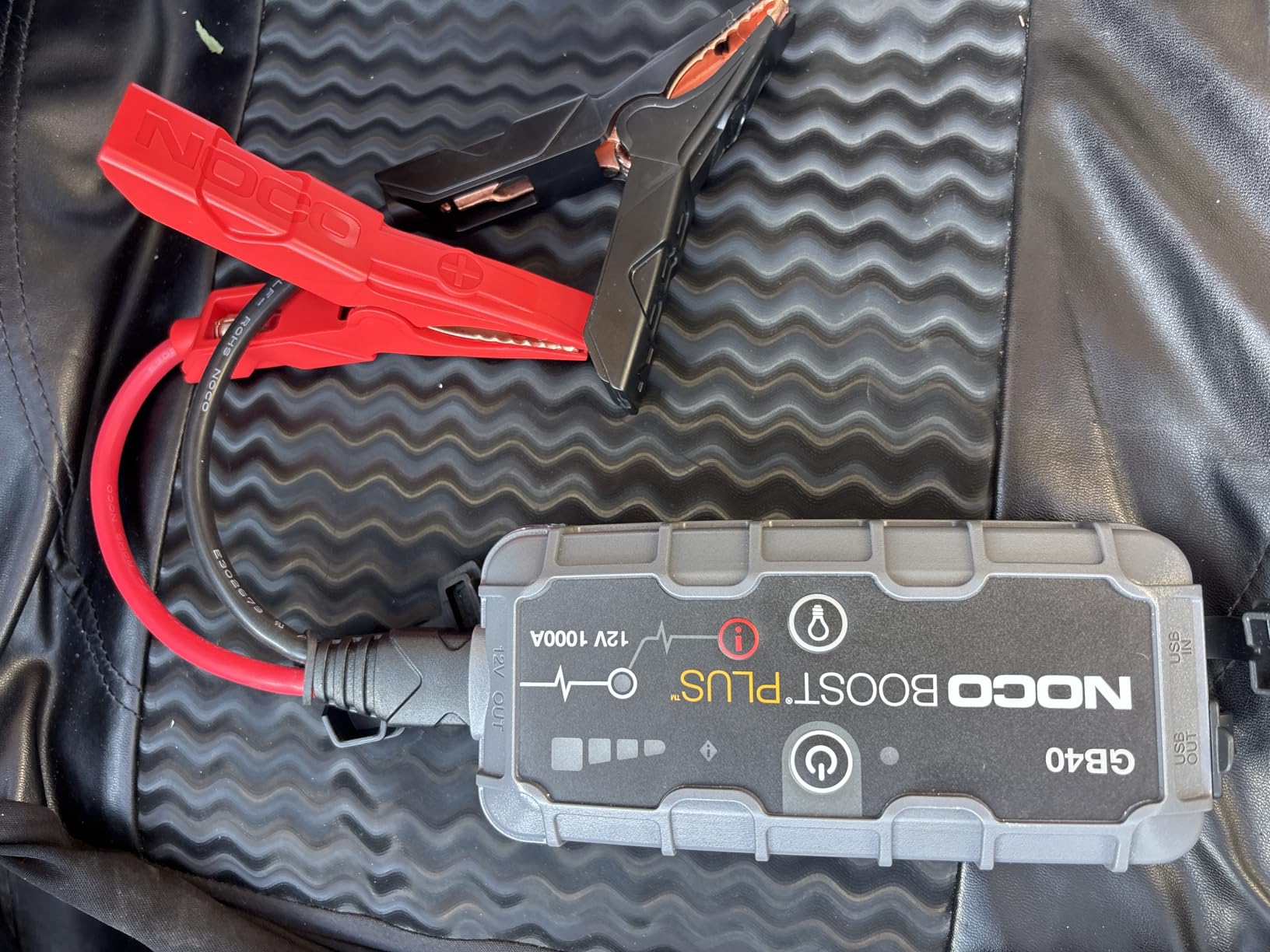 NOCO Boost GB40: 1000A UltraSafe Jump Starter - 12V Lithium Battery Booster Pack, Portable Jump Box, Power Bank & Jumper Cables customer photo 2