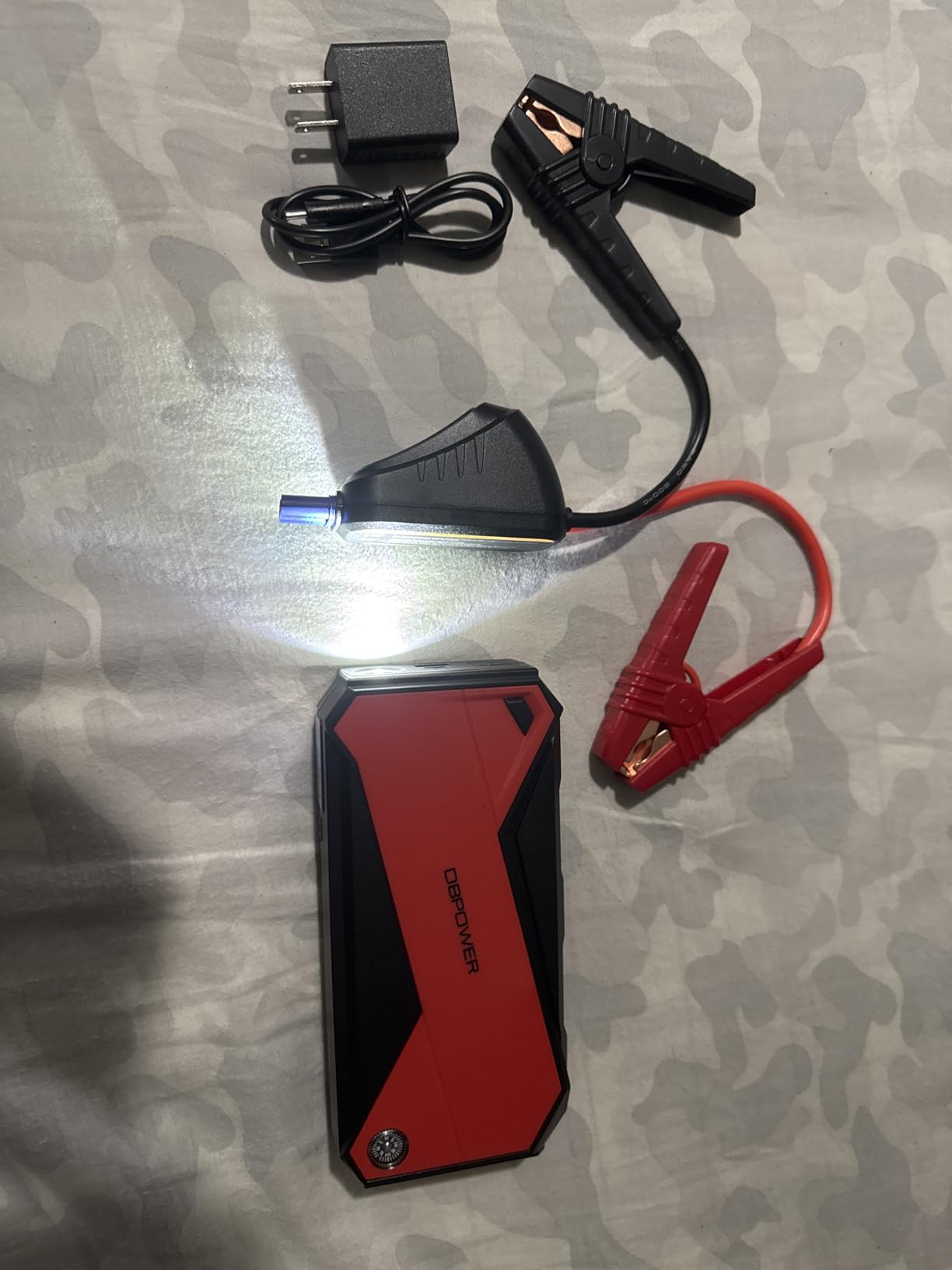 DBPOWER Peak 3000A 18000mAh Portable Car Jump Starter for up to 8.0L Gas, 6.0L Diesel Engine with Smart Charging Port customer photo 2