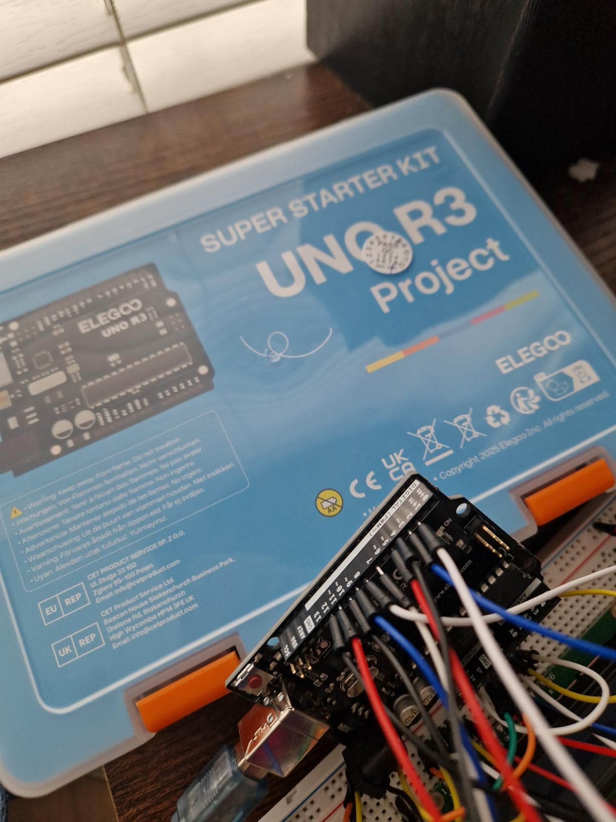 ELEGOO UNO Project Super Starter Kit with Tutorial and UNO R3 Board Compatible with Arduino IDE customer photo 1