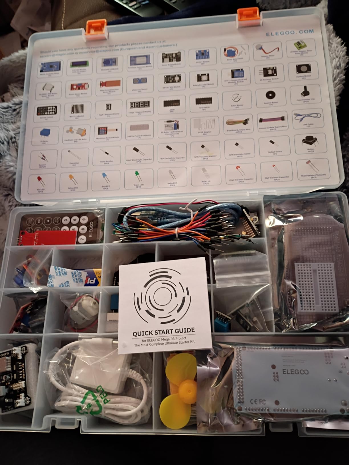 ELEGOO Mega R3 Project The Most Complete Ultimate Starter Kit with Tutorial Compatible with Arduino IDE customer photo 2