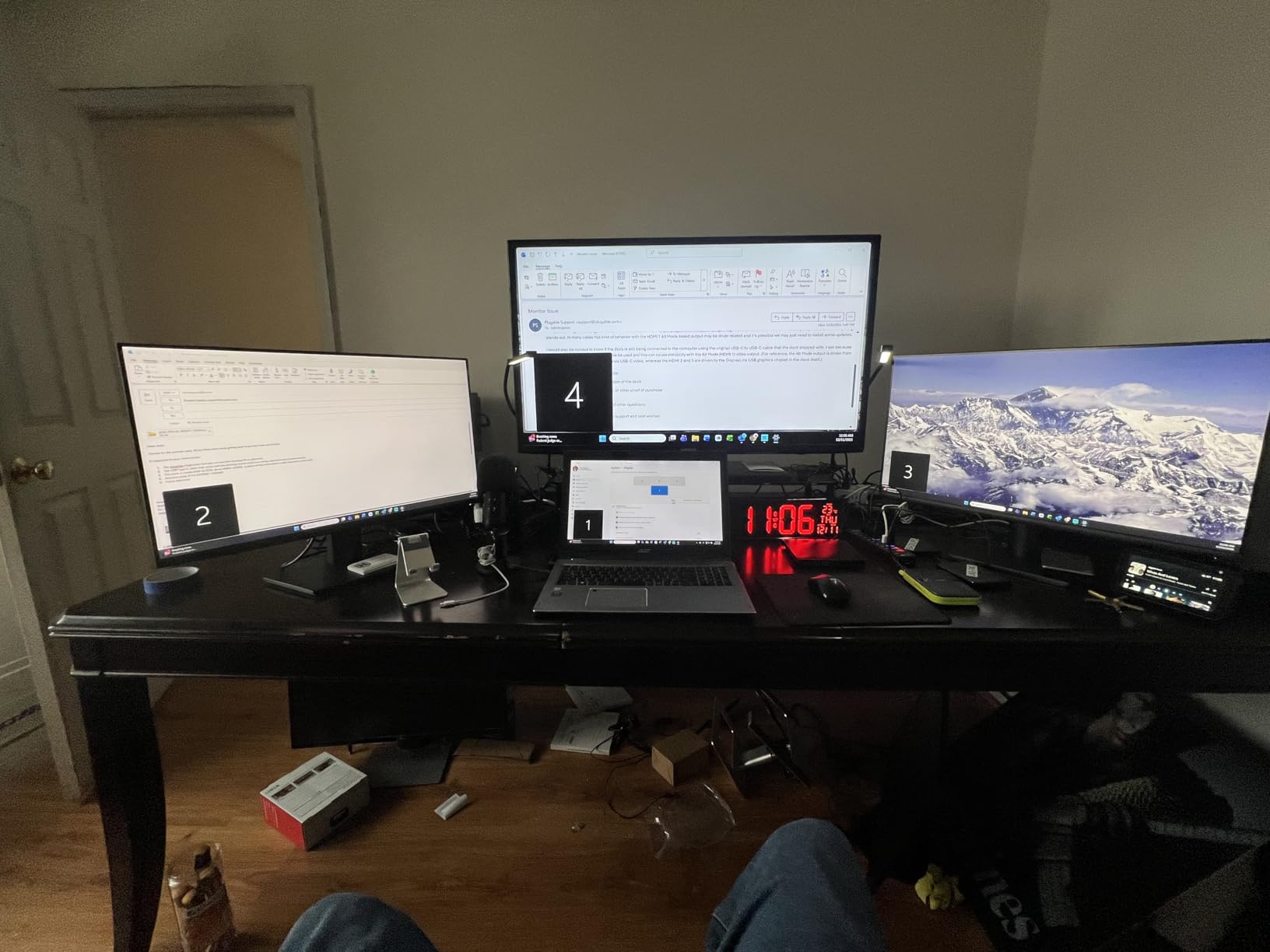 Plugable USB-C Triple Monitor Docking Station: 13-in-1 Laptop Dock with 100W Charging for Mac (DisplayLink Driver Required), Windows, Chrome, 3 HDMI, Gigabit Ethernet, SD, USB-C 20W, 4 USB - UD-ULTCDL customer photo 2