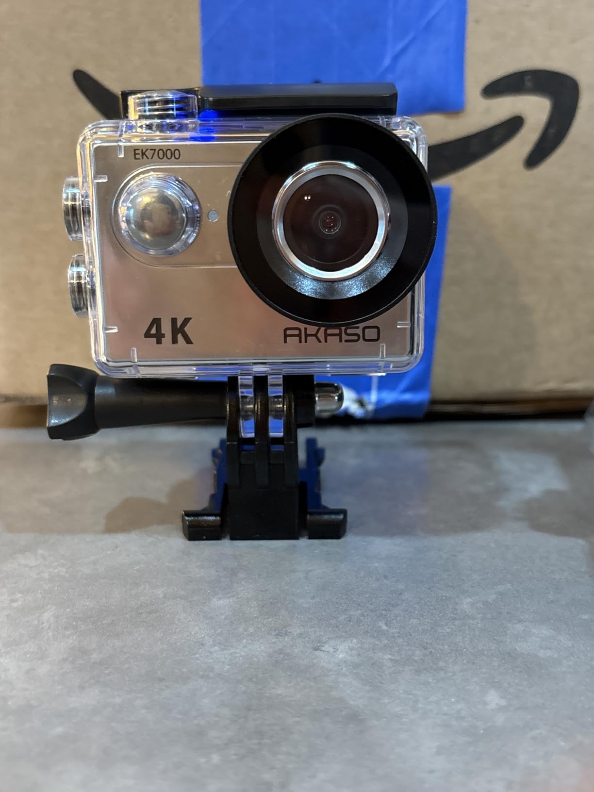 AKASO EK7000 4K30FPS 20MP WiFi Action Camera with EIS Ultra HD 131FT Waterproof Underwater Camera Remote Control 4X Zoom Support External Microphone Black customer photo 2