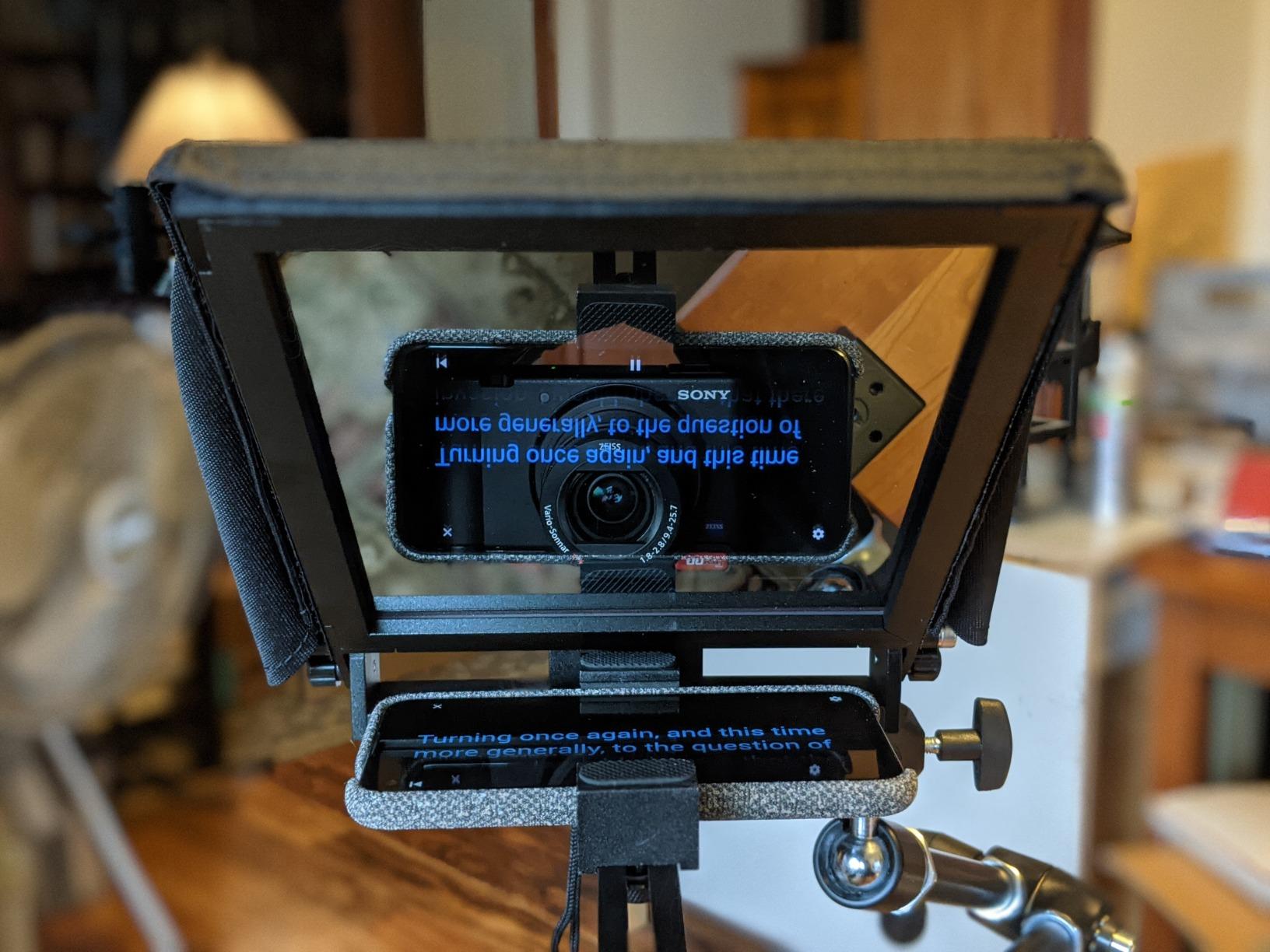 Glide Gear TMP 50 Teleprompter - For Smartphones - Carry Case, No Assembly customer photo 1