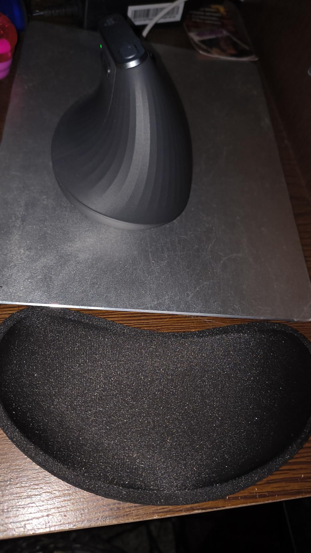 Gimars Upgrade Enlarge Silky and Superfine Fabric Gel Memory Foam Keyboard Wrist Rest Set, Ergonomic Keyboard Mouse Wrist Support for Typing Pain Relief, Comfort for Office, Gaming, Computer, Black customer photo 2