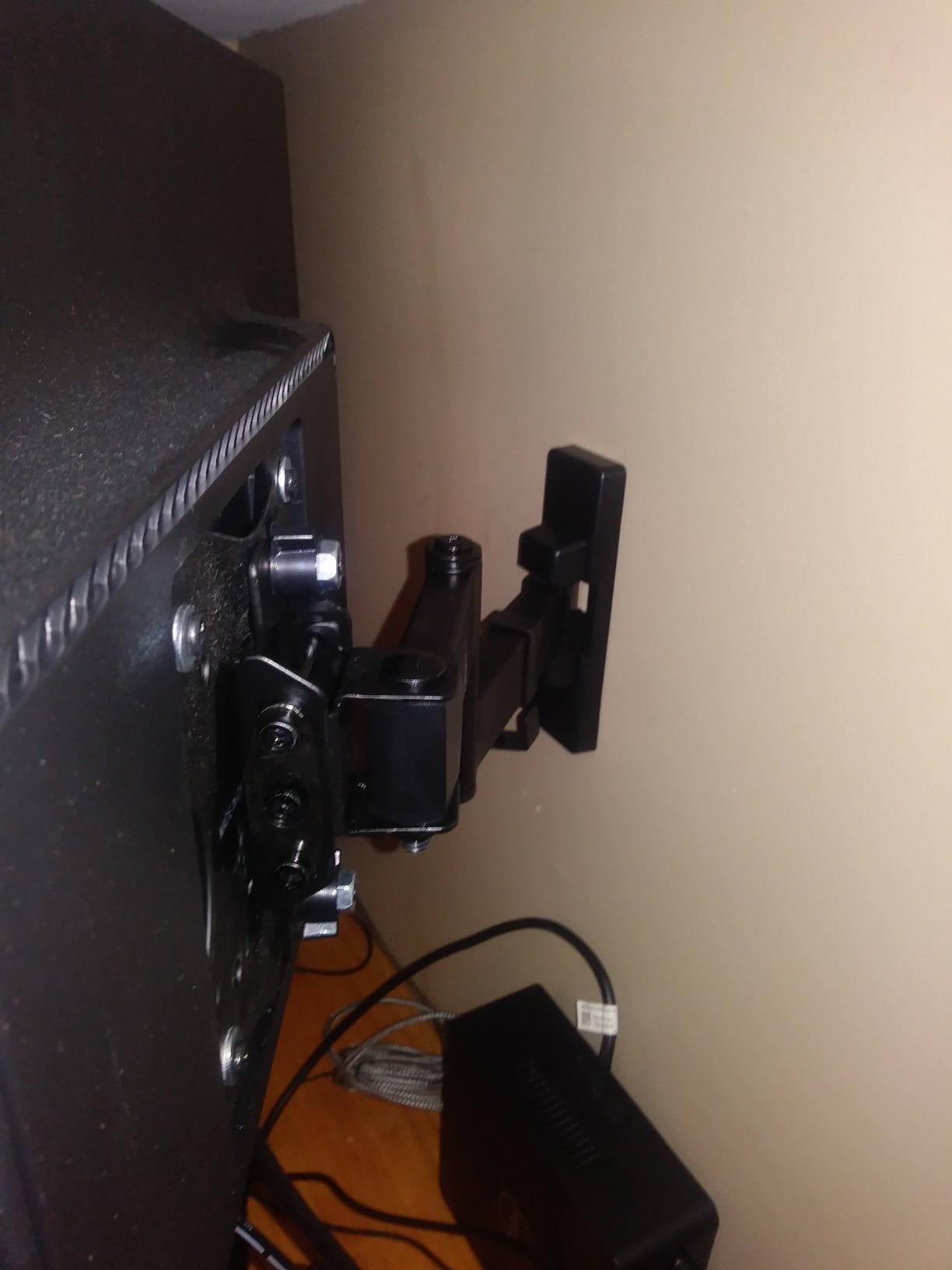 VIVO Full Motion Ultrawide Monitor Wall Mount, Fits Ultra-Wide Screens up to 49 inches and 44 lbs, Tilt and Swivel Arm, Black, MOUNT-VW01M customer photo 2