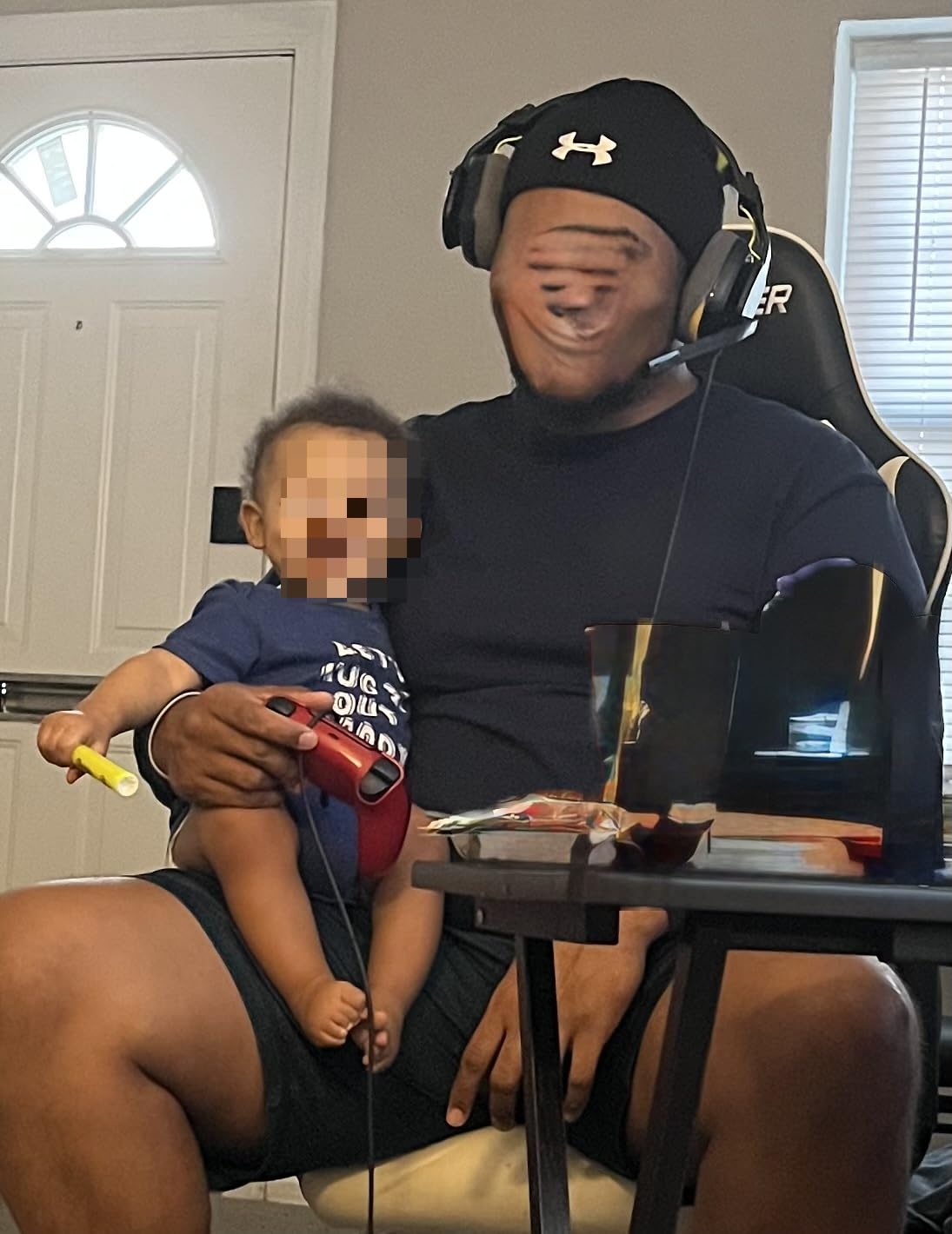 Homall Gaming Chair, Office Chair High Back Computer Chair Leather Desk Chair Racing Executive Ergonomic Adjustable Swivel Task Chair with Headrest and Lumbar Support (White) customer photo 2