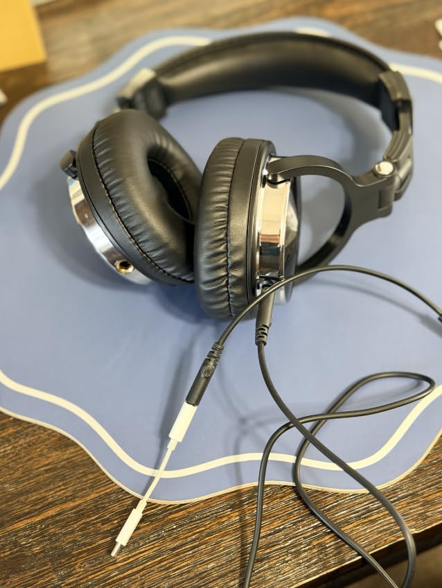 OneOdio Wired Over Ear Headphones Hi-Res Studio Monitor & Mixing DJ Stereo Headsets with 50mm Drivers and 1/4 to 3.5mm Jack for AMP Computer Recording Podcast Keyboard Guitar Laptop - Black customer photo 1