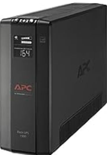 APC UPS Back-UPS Pro 1500VA UPS, 900W Battery Backup & Surge Protector, AVR, 10 Outlets, LCD, BX1500M customer photo 1