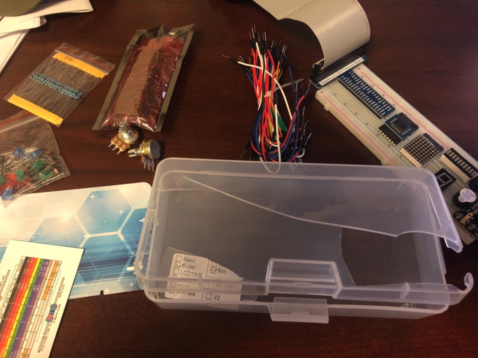 Super Starter Kit for Raspberry Pi 5 4 B 3 B+ 400 Zero 2 W, 682-Page Detailed Tutorial, Python C Java Scratch Processing Code, 164 Items, 88 Projects (Raspberry Pi NOT Included) customer photo 1