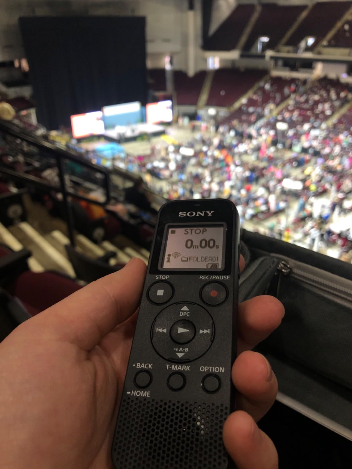 Sony ICD-PX470 Stereo Digital Voice Recorder with Built-in USB Voice Recorder, Black customer photo 2