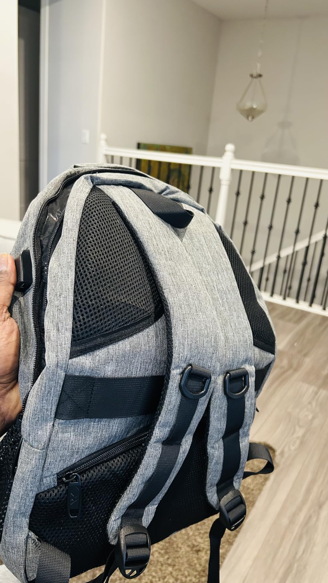 MATEIN Travel Laptop Backpack, Business Anti Theft Slim Sturdy Laptops Backpack Personal Item Bag, Water Resistant College School Computer Bag Gift for Men & Women Fits 15.6 Inch Notebook, Grey customer photo 2