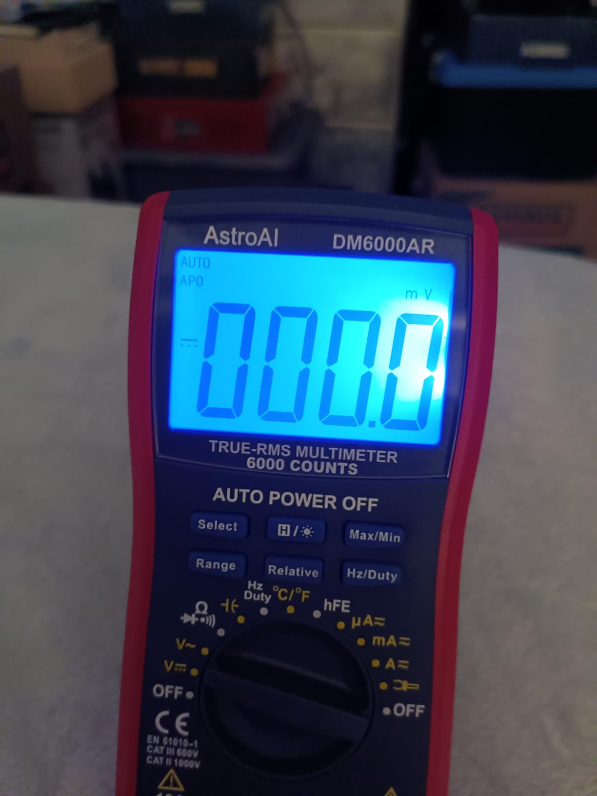 AstroAI Digital Multimeter and Analyzer TRMS 6000 Counts Volt Meter Ohmmeter Auto-Ranging Tester; Accurately Measures Voltage Current Resistance Diodes Continuity Duty-Cycle Capacitance Temperature customer photo 2