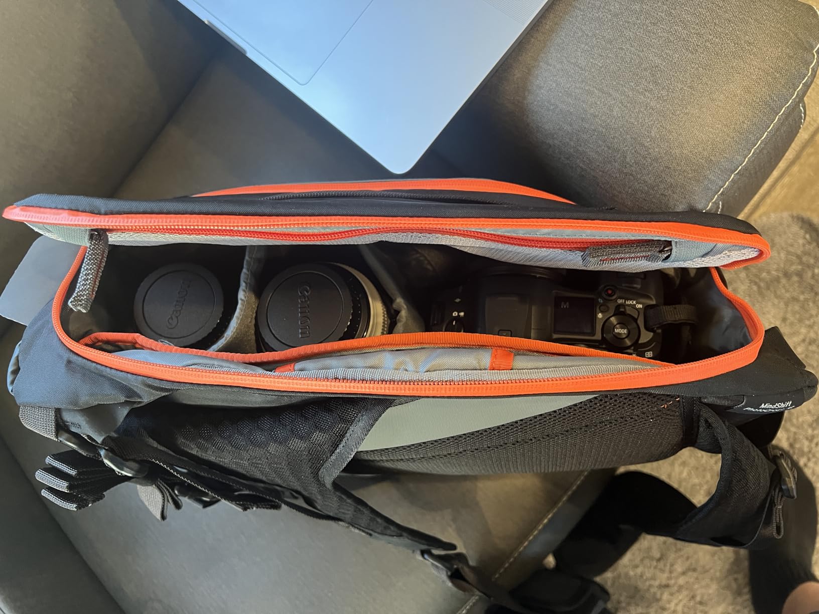 MindShift Think Tank PhotoCross 13 Sling Bag for DSLR and Mirrorless Camera, 11 Liters (Orange Ember) customer photo 2