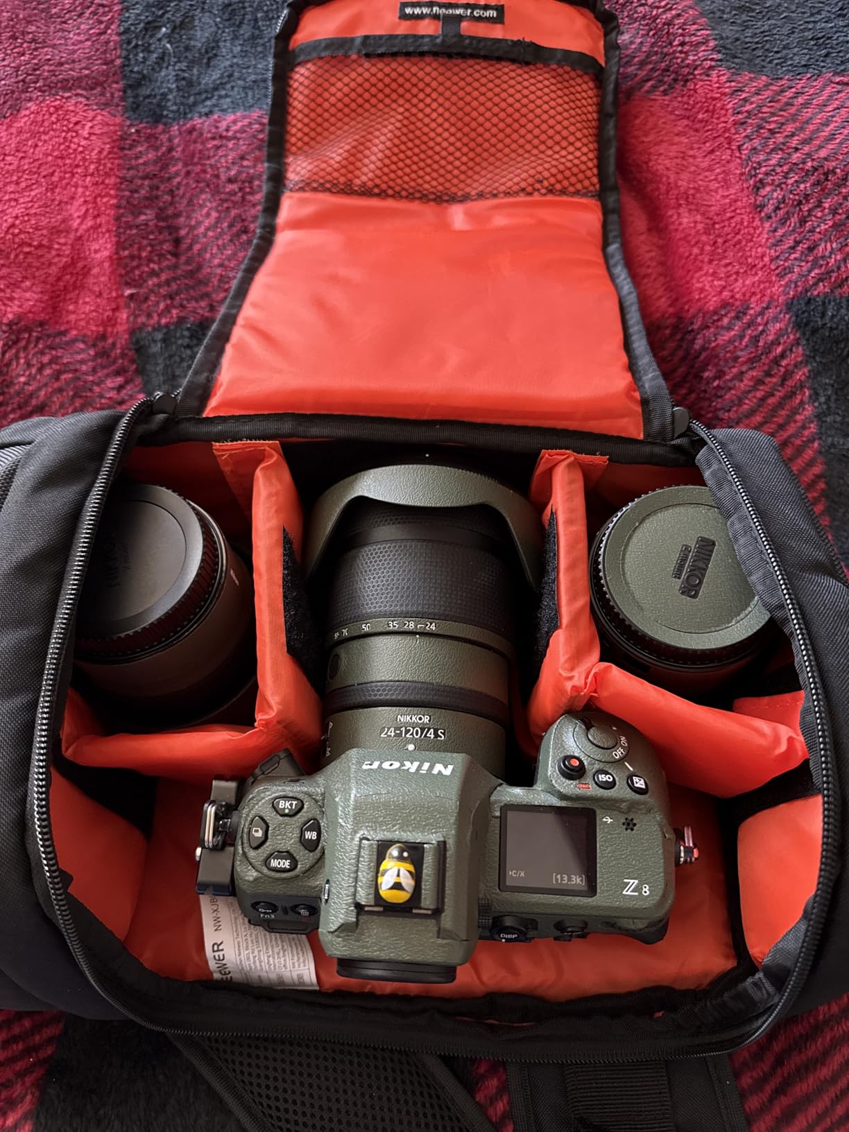 Neewer Convertible Rolling Camera Backpack for SLR/DSLR Cameras and Accessories (NW3300) -Black customer photo 1