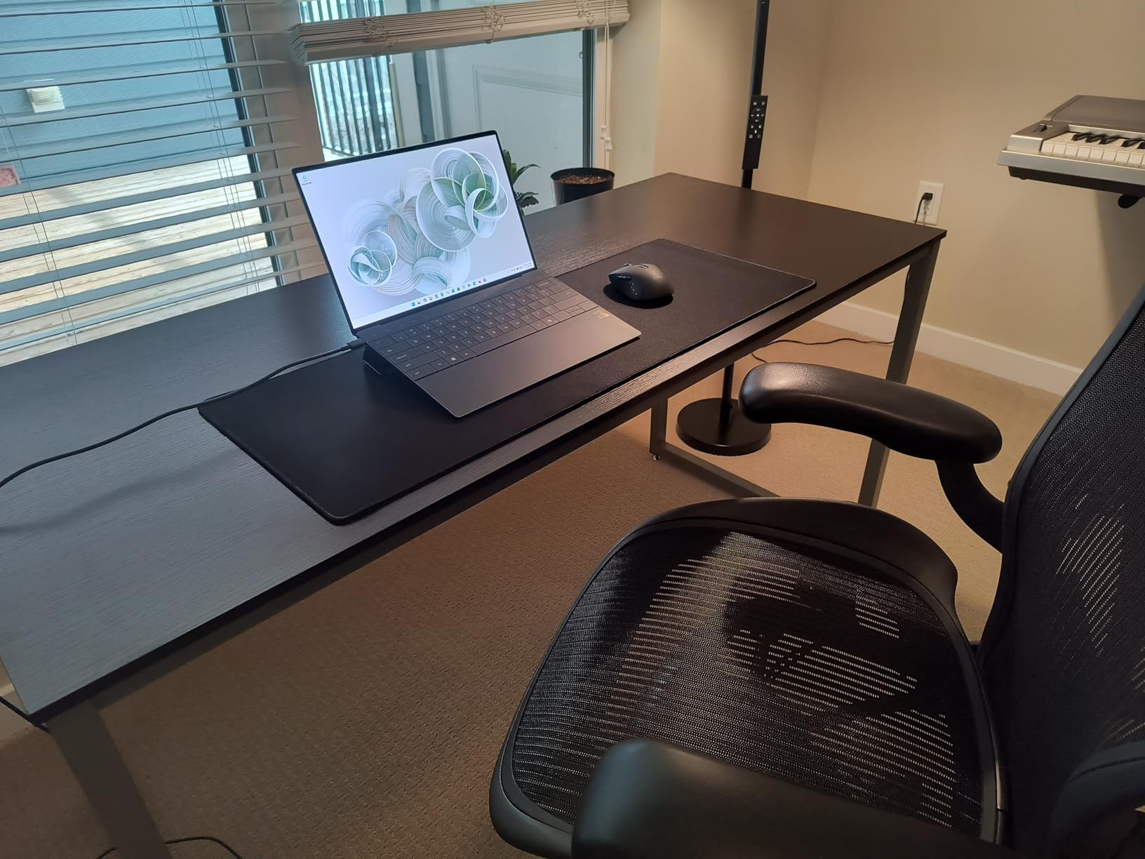 KTRIO Large Gaming Mouse Pad Desk Mat, Superior Micro-Weave Cloth for Precise Mouse Control, Non-Slip Rubber Base, Stitched Edges, Water-Resistant, for Gamer, Office & Home, 31.5