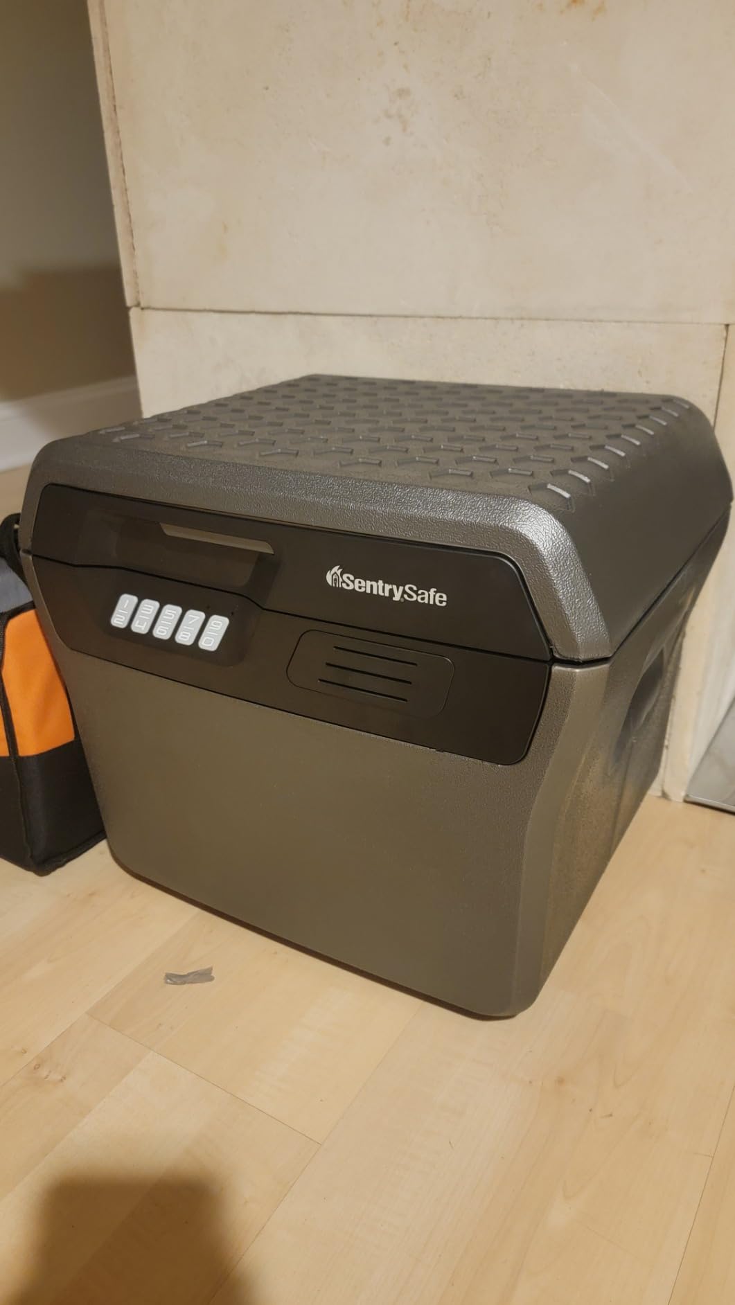 SentrySafe Charcoal Gray Waterproof and Fireproof Safe, Lock Box with Keypad for Documents and Hanging File Folders, Exterior: 14.1 x 16.6 x 13.8 Inches, FHW40300 customer photo 1