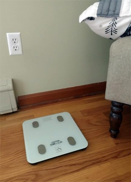 FITINDEX Smart Scale for Body Weight, FSA&HSA Eligible, Scale with BMI, Body Fat, Muscle Mass, Bluetooth, 13 Body Composition Analyzer, Sync APP, Digital Bathroom, 400lb, White customer photo 1