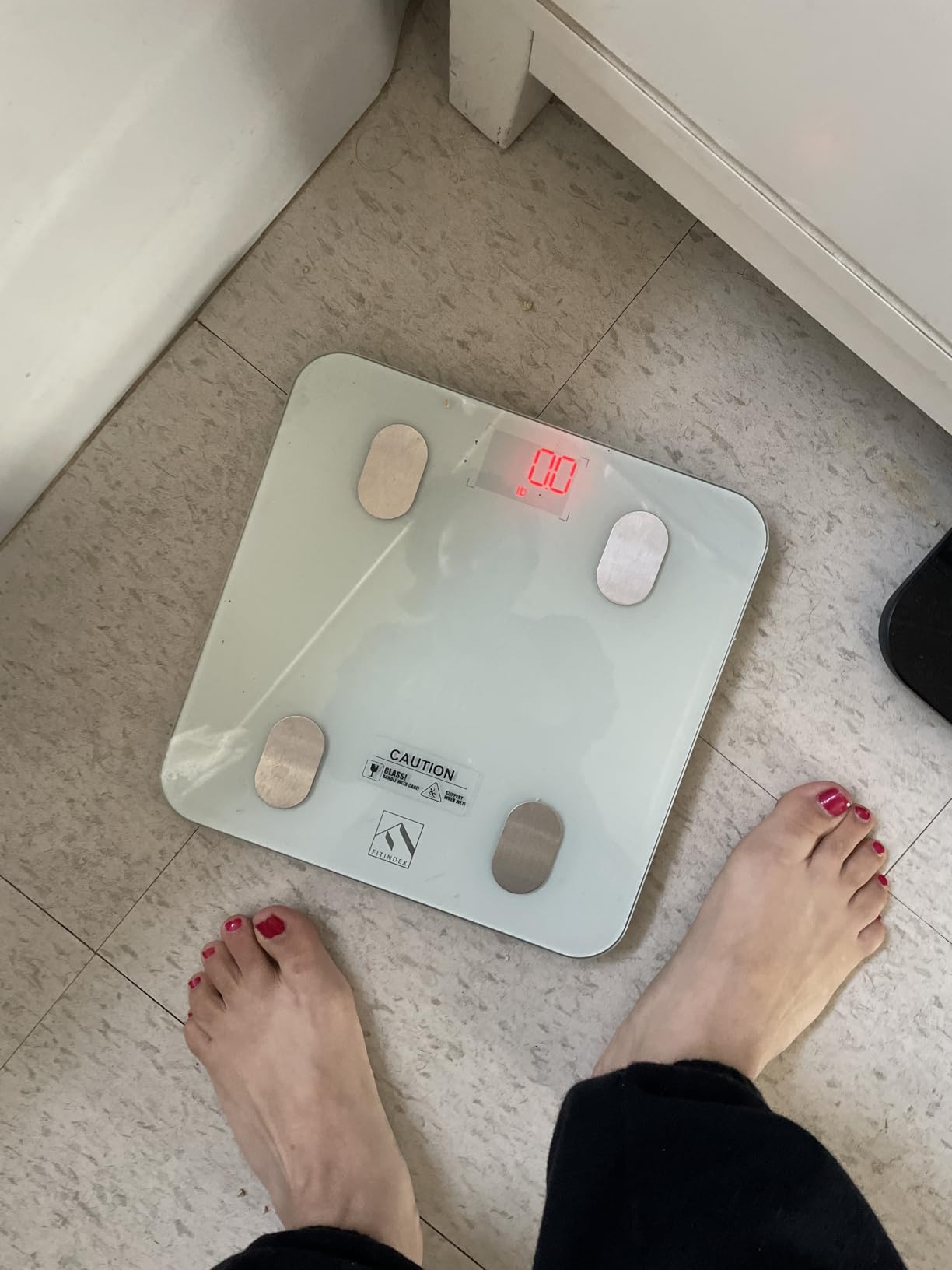 FITINDEX Smart Scale for Body Weight, FSA&HSA Eligible, Scale with BMI, Body Fat, Muscle Mass, Bluetooth, 13 Body Composition Analyzer, Sync APP, Digital Bathroom, 400lb, White customer photo 2