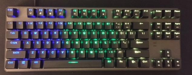 TECWARE Phantom 87 Key RGB Mechanical Gaming Keyboard | Outemu Blue Switch | 16.8M Color LED Lighting | 18 Pre-Set | Low Latency | N-Key Rollover | Software Customizable Keys | Wired USB Connection customer photo 1