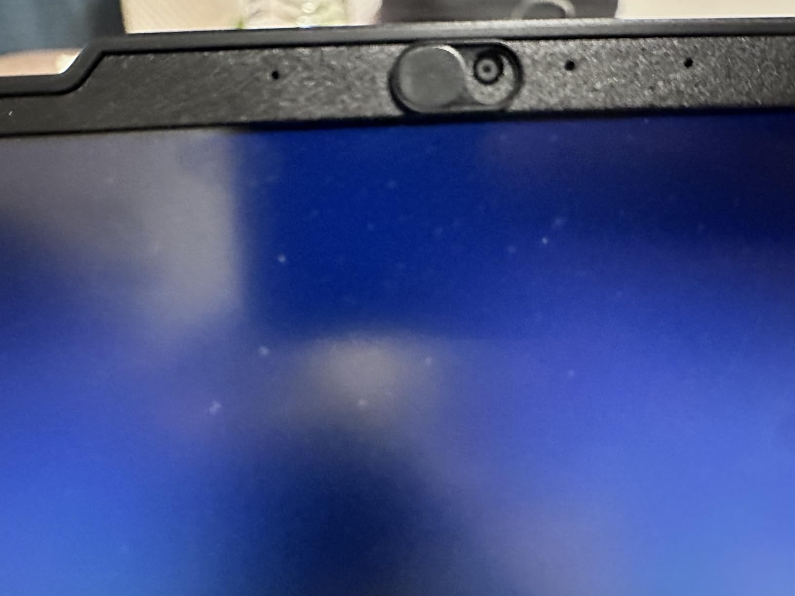 CloudValley Webcam Cover Slide[2-Pack], 0.023 Inch Ultra-Thin Metal Web Camera Cover for Macbook Pro, iMac, Laptop, PC, iPad Pro, iPhone 8/7/6 Plus, Protect Your Visual Privacy [Black] customer photo 1