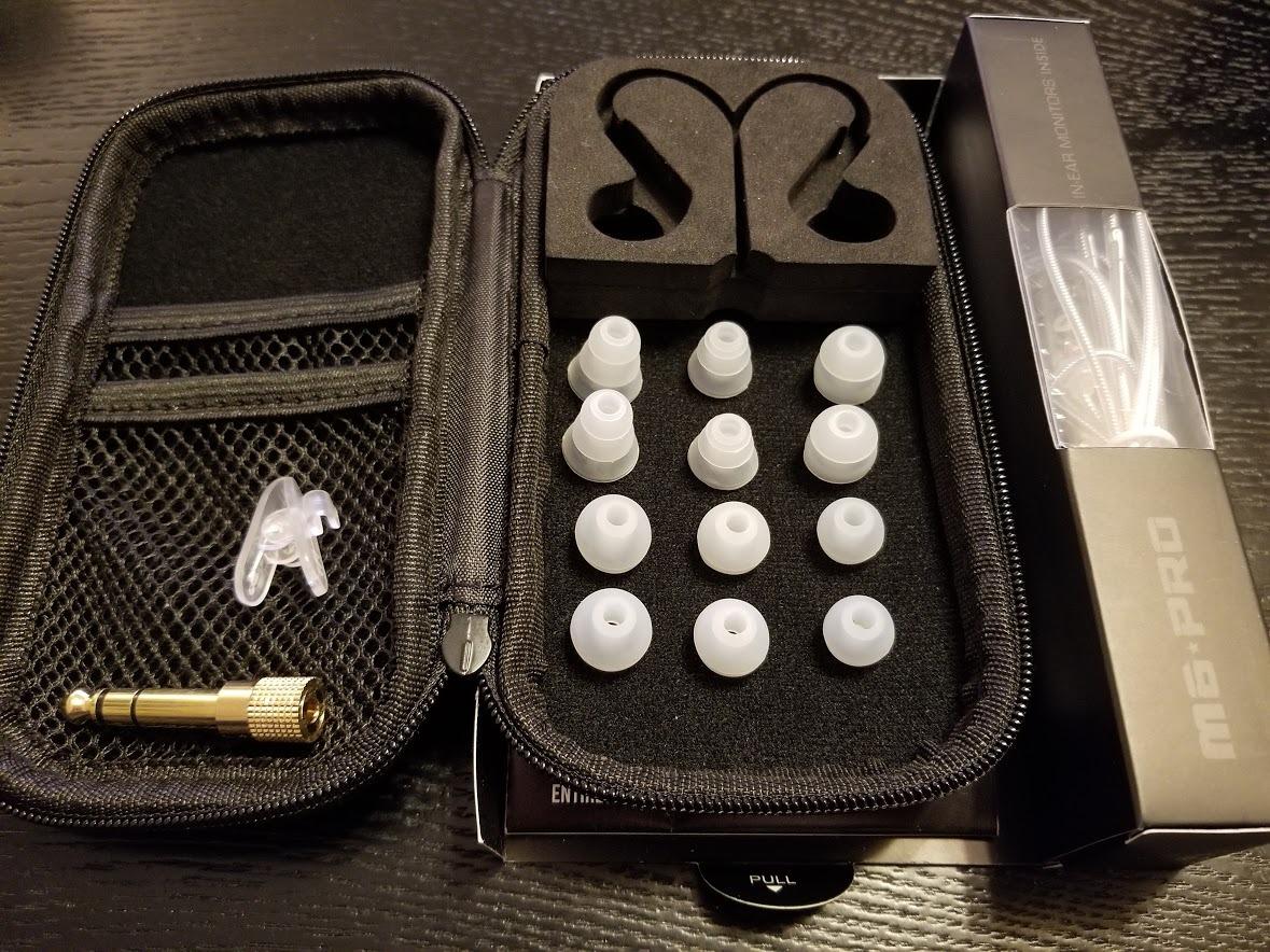 MEE audio M6 PRO In Ear Monitor Headphones for Musicians, 2nd Gen Model With Upgraded Sound, Memory Wire Earhooks & Replaceable Cables, Noise Isolating Professional Earbuds, 2 Cords Included (Clear) customer photo 1