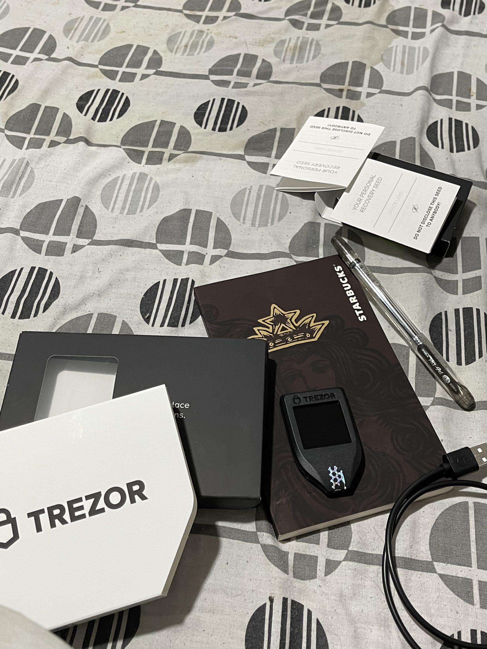Trezor Model T - Crypto Hardware Wallet with LCD Touchscreen, Protecting Bitcoin & 1000's of Coins with Maximum Security customer photo 1