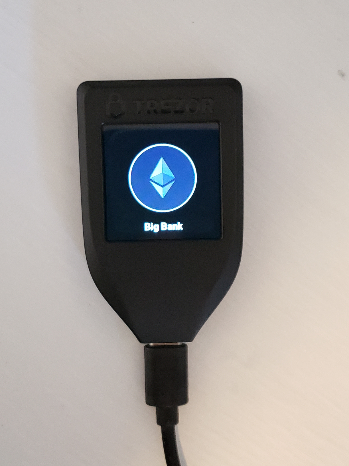 Trezor Model T - Crypto Hardware Wallet with LCD Touchscreen, Protecting Bitcoin & 1000's of Coins with Maximum Security customer photo 2