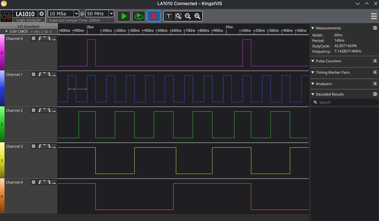LA1010 USB Logic Analyzer 16 Input Channels 100MHz with The English PC Software Handheld Instrument, Support Windows (32bit/64bit), Mac OS, Linux customer photo 2