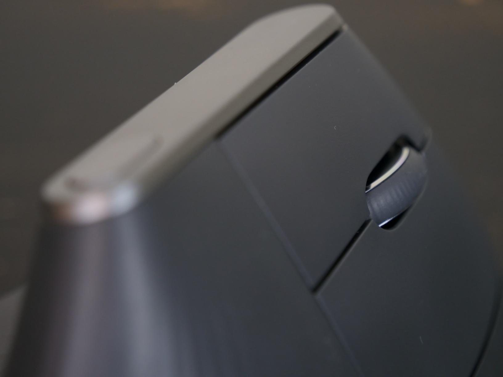 Logitech MX Vertical Wireless Mouse - Ergonomic Design Reduces Muscle Strain, Move Content Between 3 Windows and Apple Computers, Rechargeable, Graphite customer photo 1