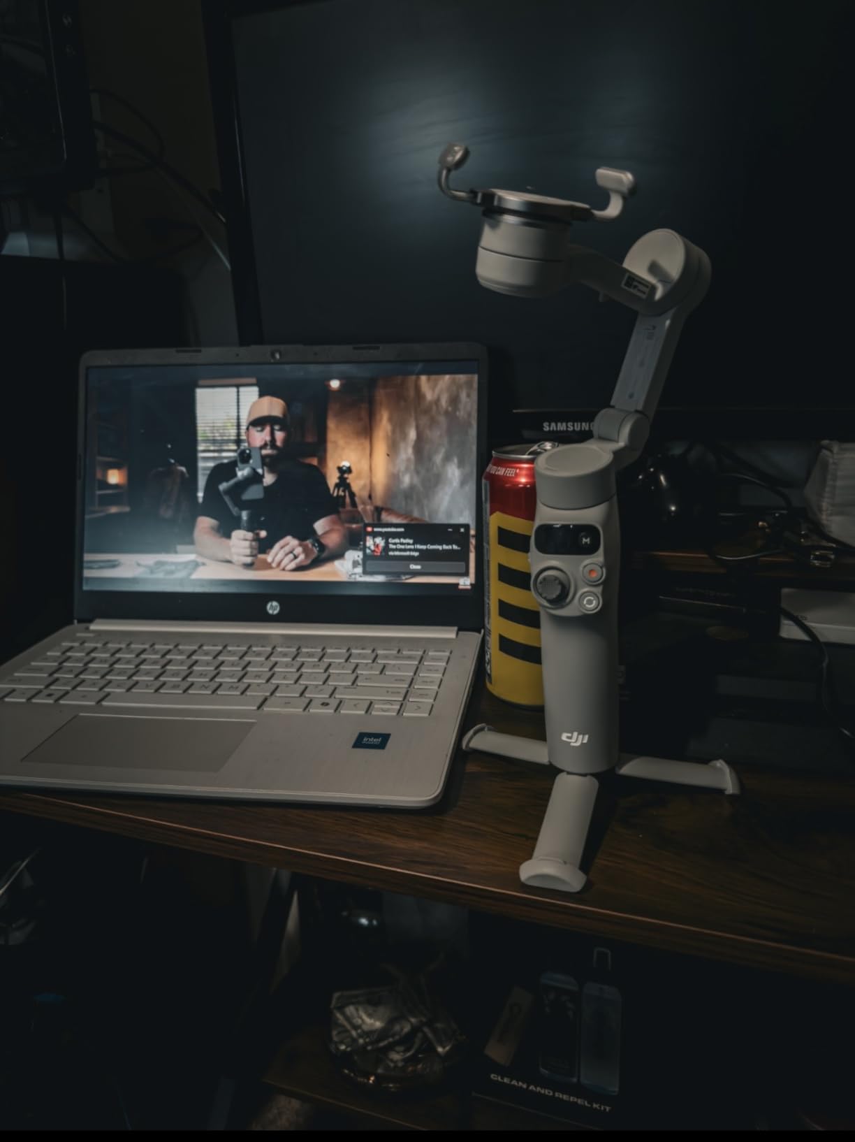 DJI Osmo Mobile 7 Gimbal Stabilizer for iPhone, Android, Built-in Tripod, Portable Stabilizer for iPhone, Selfie Stick, 3-Axis Phone Gimbal, ActiveTrack 7.0, One-Tap Edit, 10hrs Use, Phone Charging customer photo 1