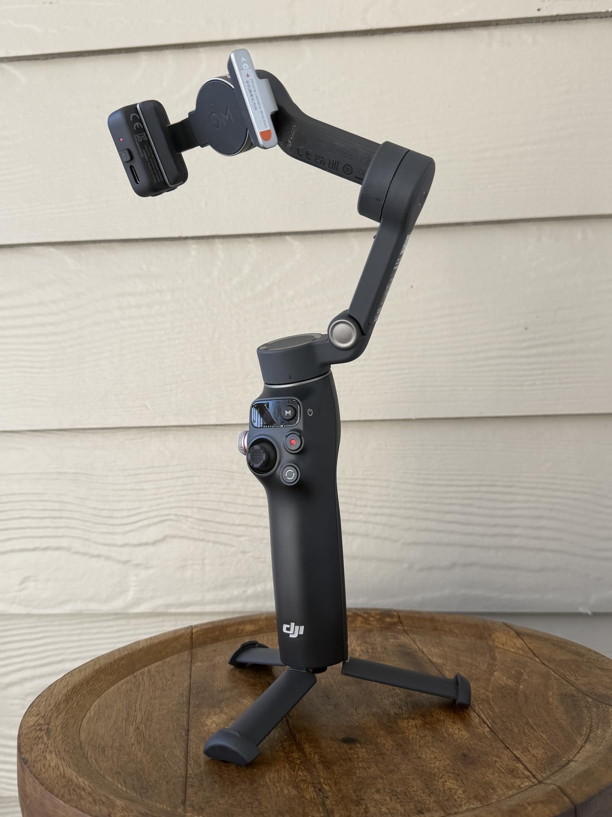 DJI Osmo Mobile 7P Gimbal Stabilizer for iPhone, Android, Native Tracking, Lighting, 3-Axis Phone Gimbal, Quick Launch, One-Tap Edit, Built-in Extension Rod & Tripod, 10hrs Use, Phone Charging customer photo 1