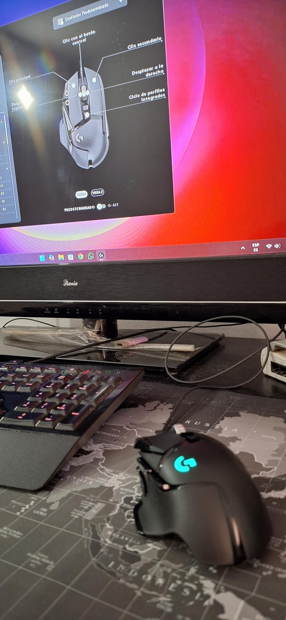 Logitech G502 Hero High Performance Wired Gaming Mouse, Hero 25K Sensor, 25,600 DPI, RGB, Adjustable Weights, 11 Programmable Buttons, On-Board Memory, PC/Mac - Black customer photo 2