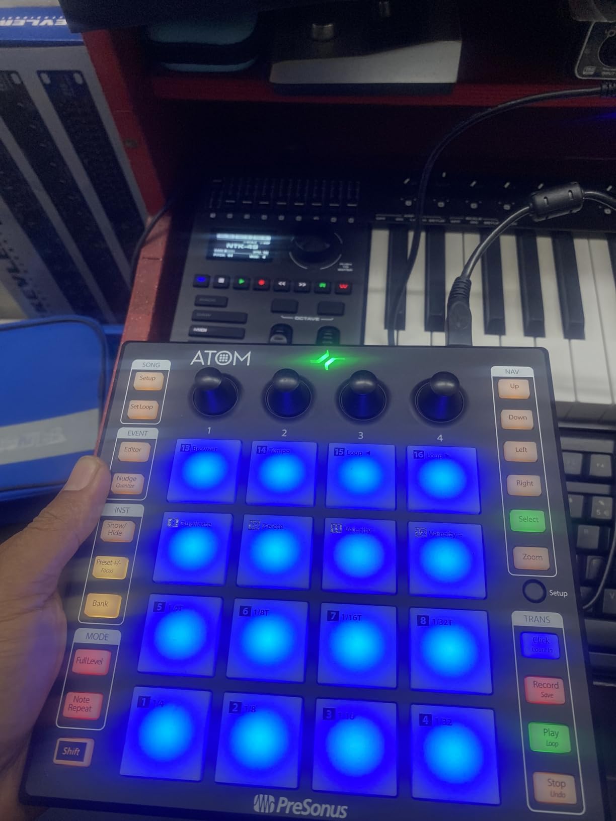 PreSonus ATOM Production & Performance Midi Pad Controller with Studio One Artist and Ableton Live Lite customer photo 1