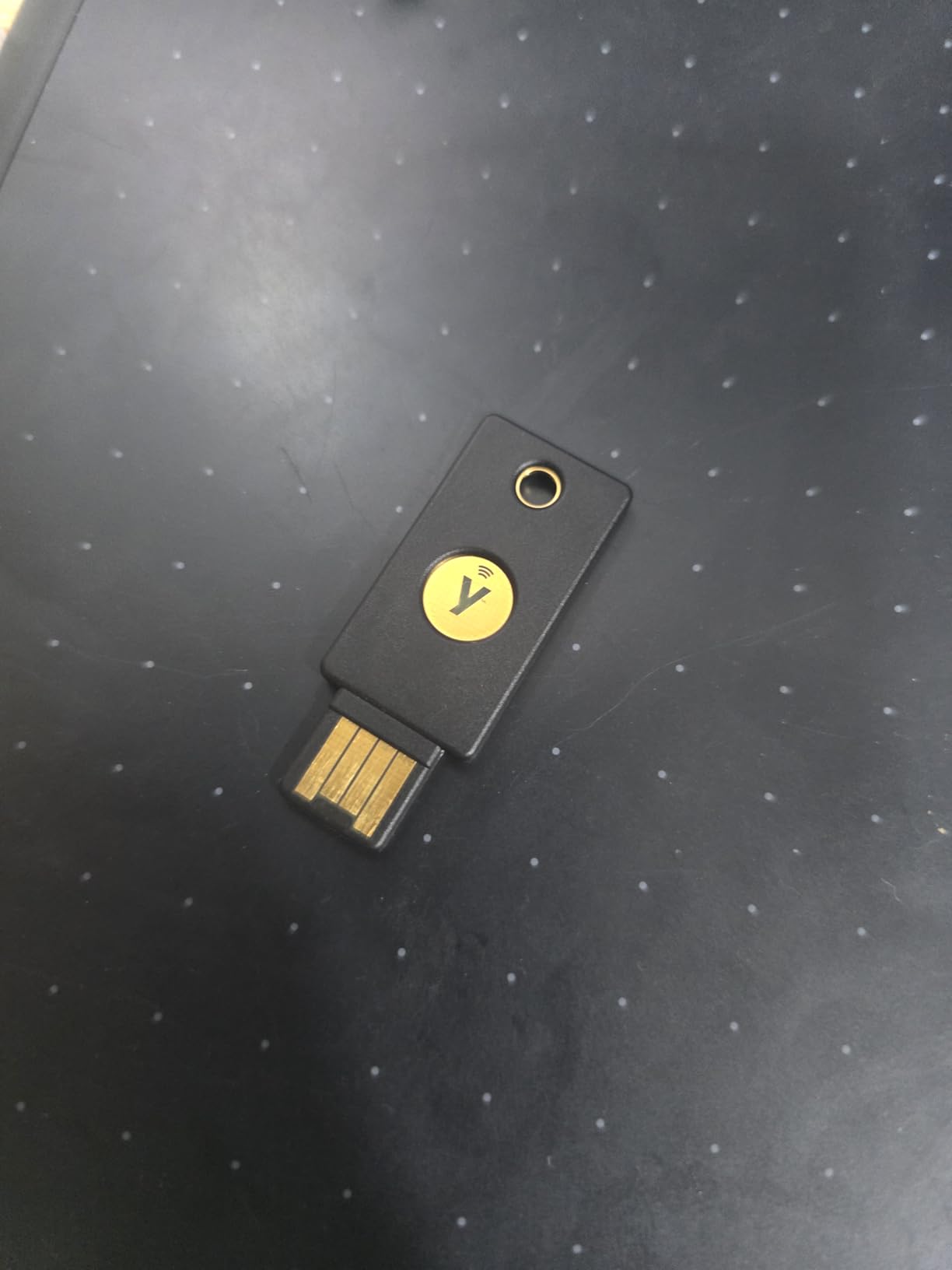 YubiKey 5 NFC - Multi-Factor authentication (MFA) Security Key and passkey, Connect via USB-A or NFC, FIDO Certified - Protect Your Online Accounts customer photo 1
