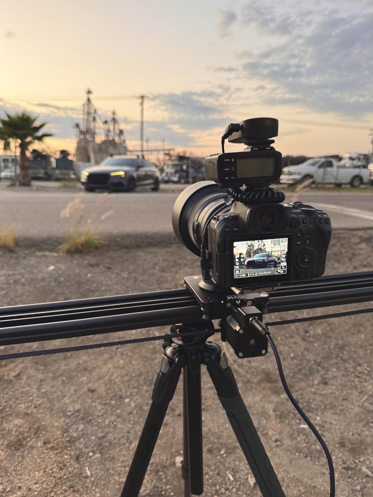 GVM Motorized Camera Slider Aluminum Alloy Slider Time Lapse Video Shot Camera Dolly Slider with Controller for DSLR Camera DV Video Camcorder Film Photography, Load up to 44 lbs customer photo 2