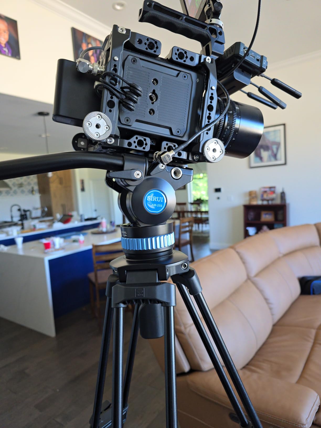 SIRUI AM-25S Video Tripod, 74.8